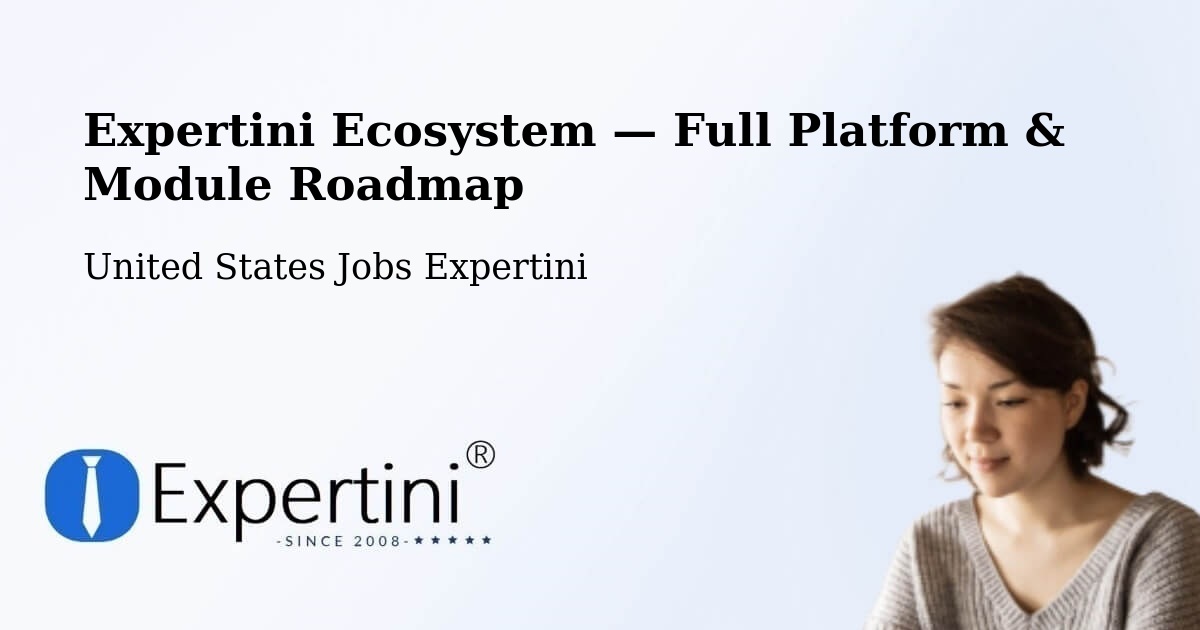 Expertini Ecosystem — Full Platform & Module Roadmap – Conroe