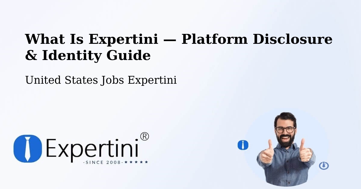 What Is Expertini — Platform Disclosure & Identity Guide – Conroe